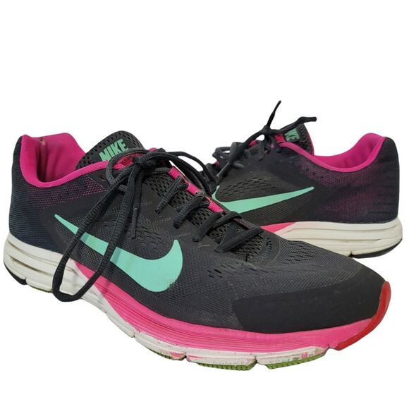 Nike Shoes Womens 12 Zoom Structure 17 Running Training Athletic 624732-036 - Picture 1 of 12